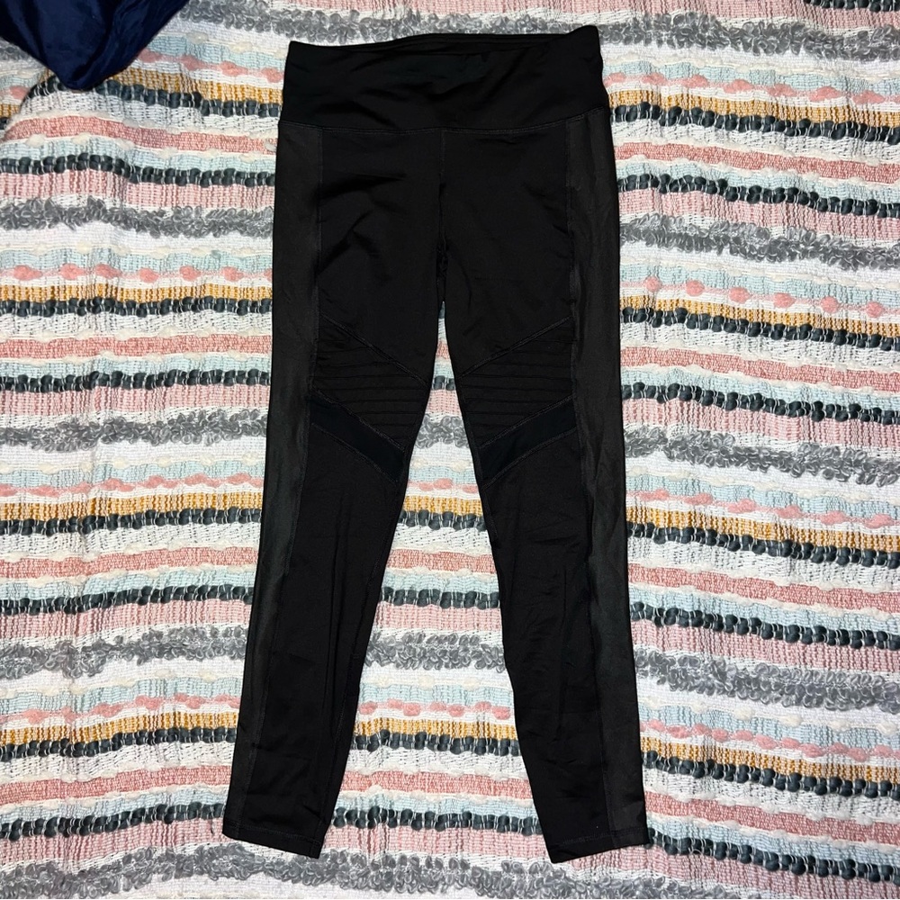 Leggings Black🧘‍♀️Sheer Details